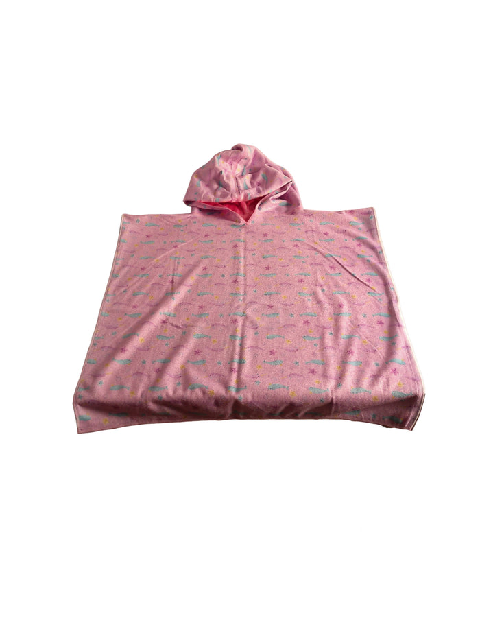 Kinder Badeponcho Meerjungfrau wendbar – Flapjackkids | UPF 50+ | 2–6 Jahre