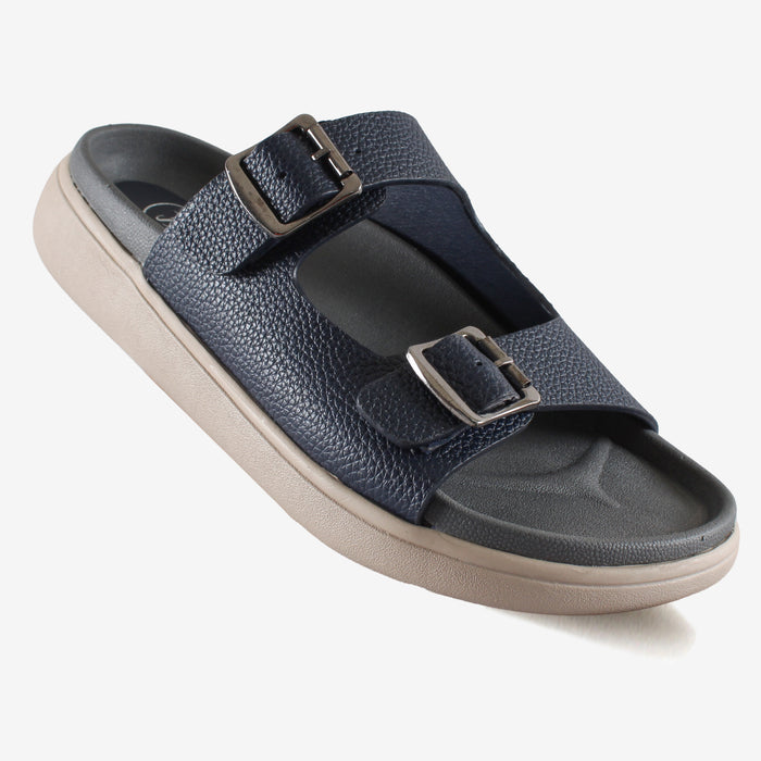 Latina Slides – Blue Comfort Sandals for Women