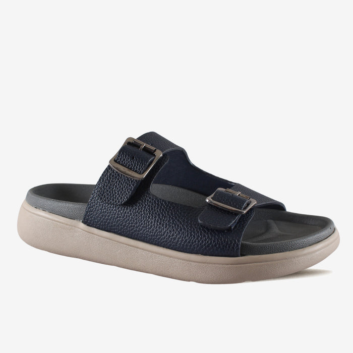 Latina Slides – Blue Comfort Sandals for Women