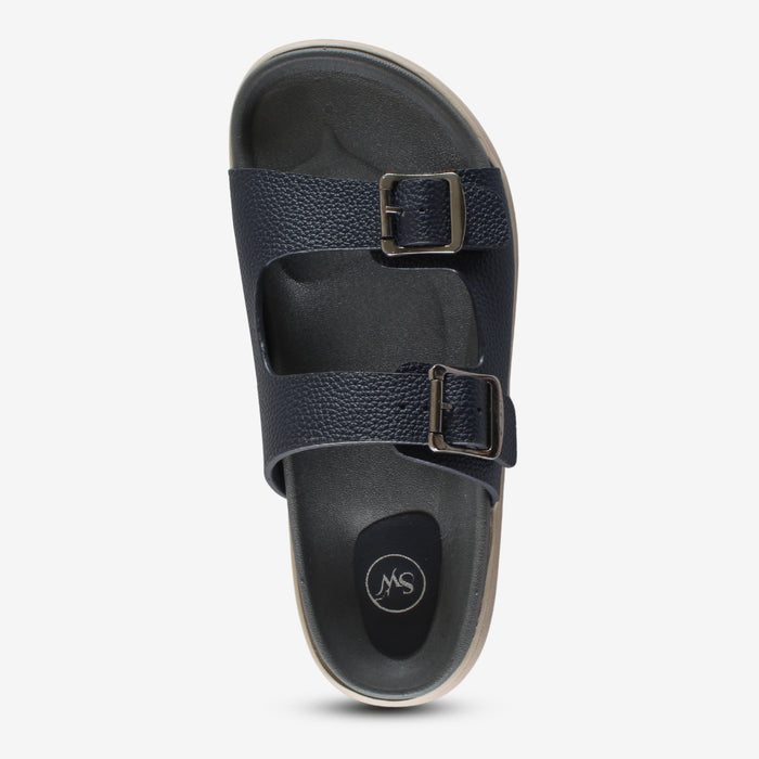 Latina Slides – Blue Comfort Sandals for Women