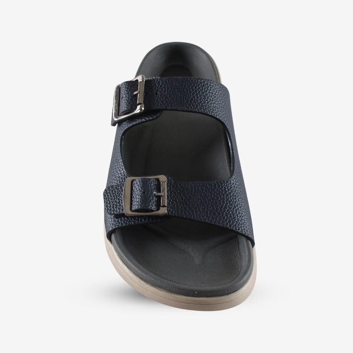 Latina Slides – Blue Comfort Sandals for Women