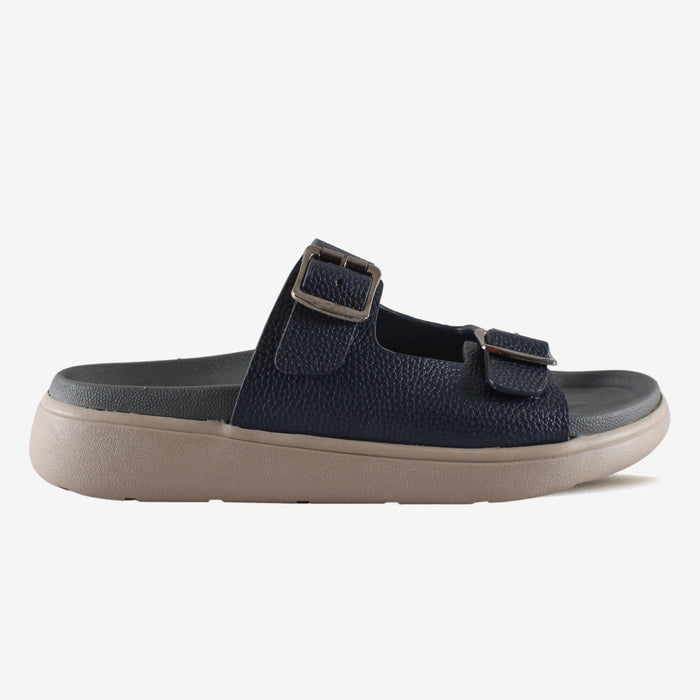 Latina Slides – Blue Comfort Sandals for Women