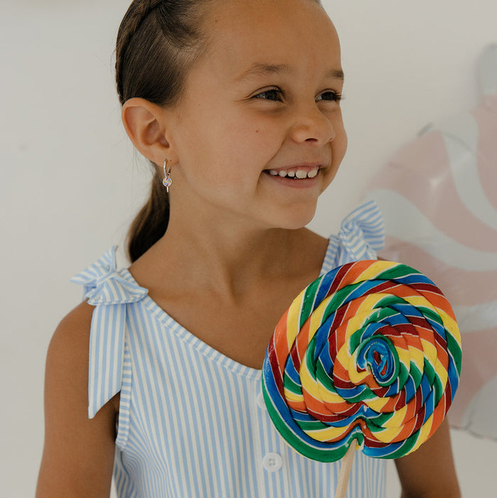 Lollipop Charm Hoops