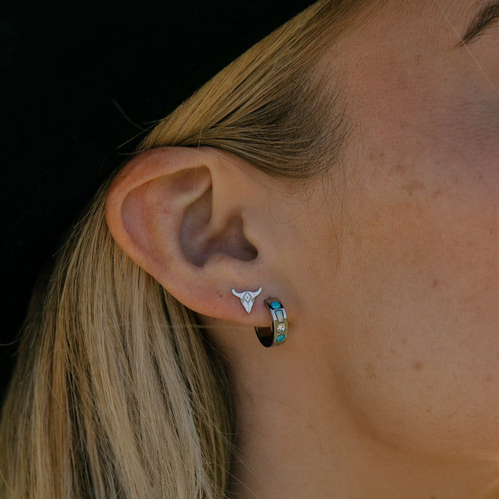 Longhorn Flat Back Stud