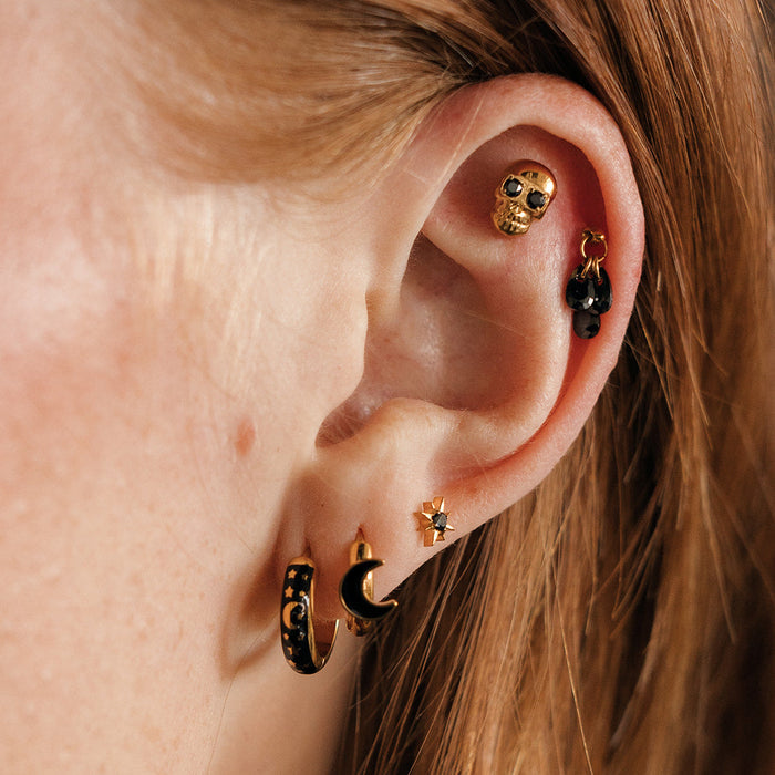 Luna Enamel Hoops