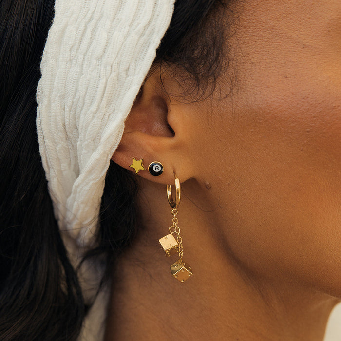 Magic 8 Ball Flat Back Stud