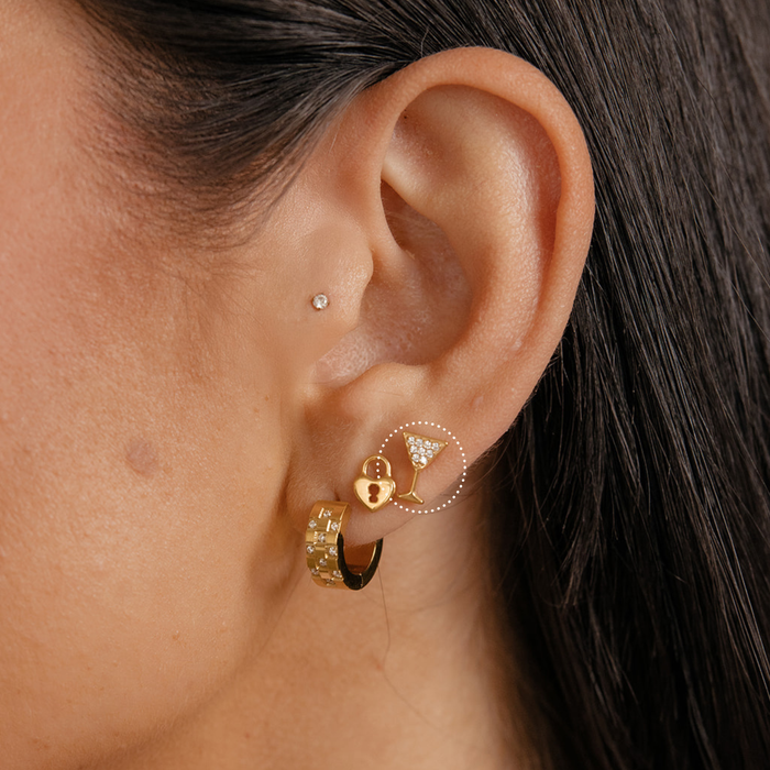 Martini Flat Back Stud