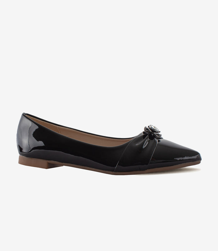 Mia – Black Ballerina Flats for Women