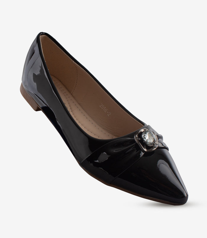 Mia – Black Ballerina Flats for Women
