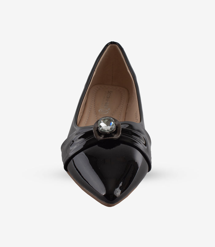 Mia – Black Ballerina Flats for Women