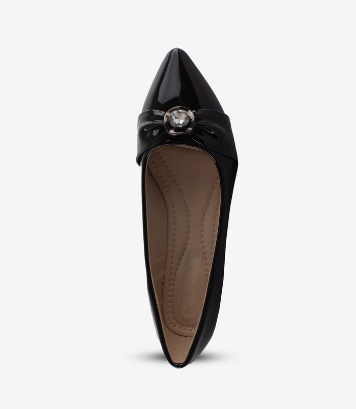 Mia – Black Ballerina Flats for Women