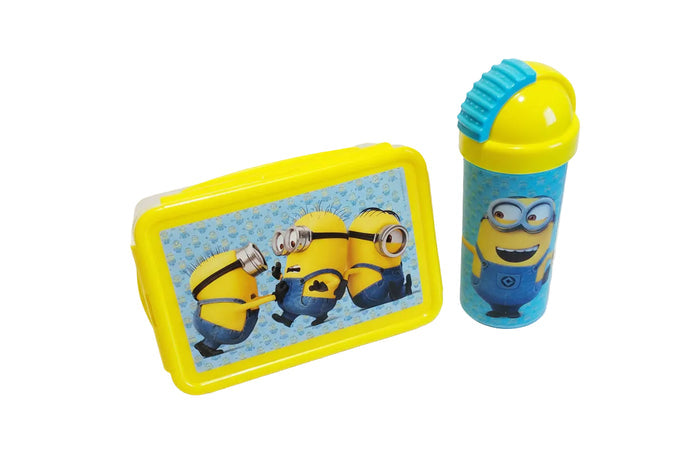 Minions Trinkflasche & Brotdose Set – Kindergarten & Schule