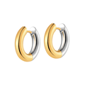 Mixed Metal Hoops