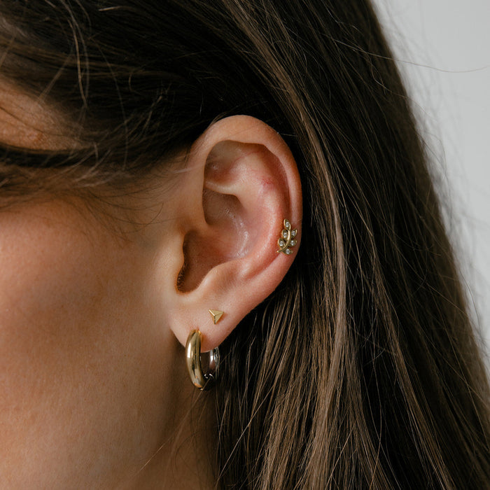 Mixed Metal Hoops