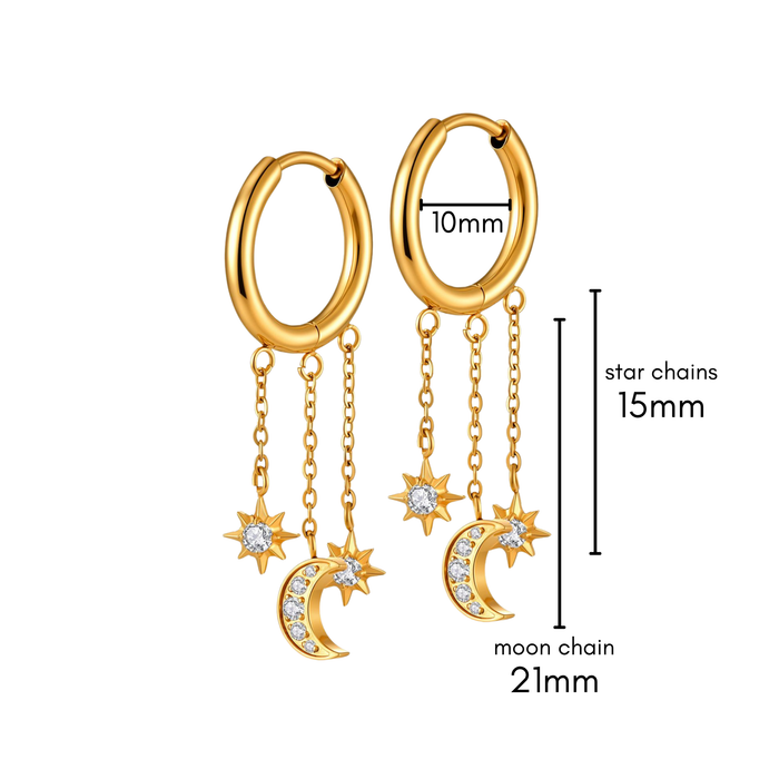 Moonbeam Chain Hoops