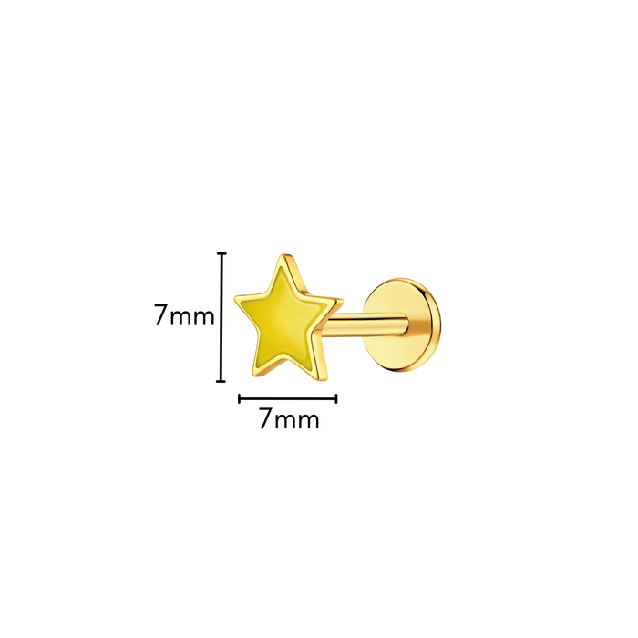 Neon Vibes Flat Back Stud