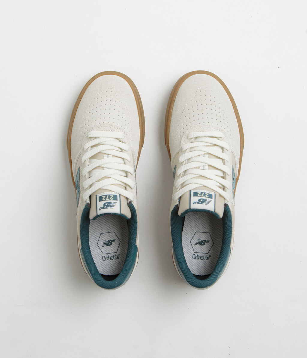 New Balance Numeric 272 Shoes - Sea Salt / Teal