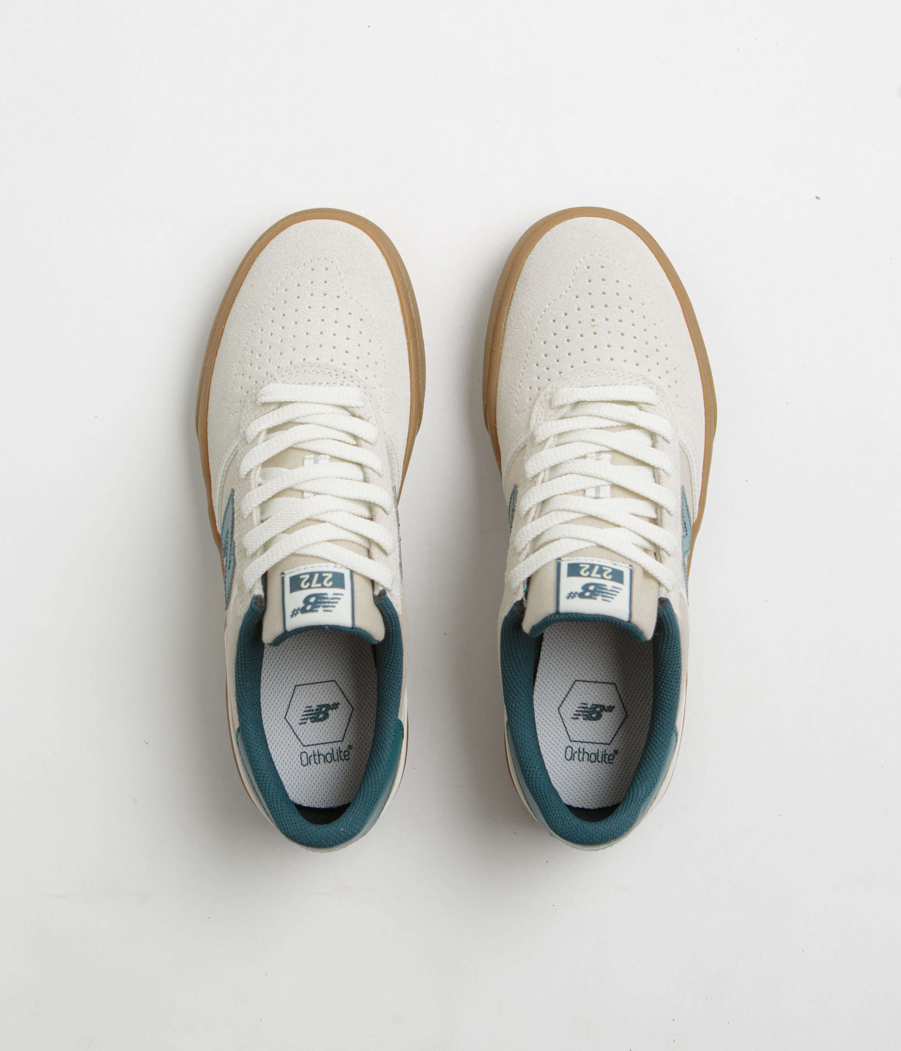 New Balance Numeric 272 Shoes - Sea Salt / Teal