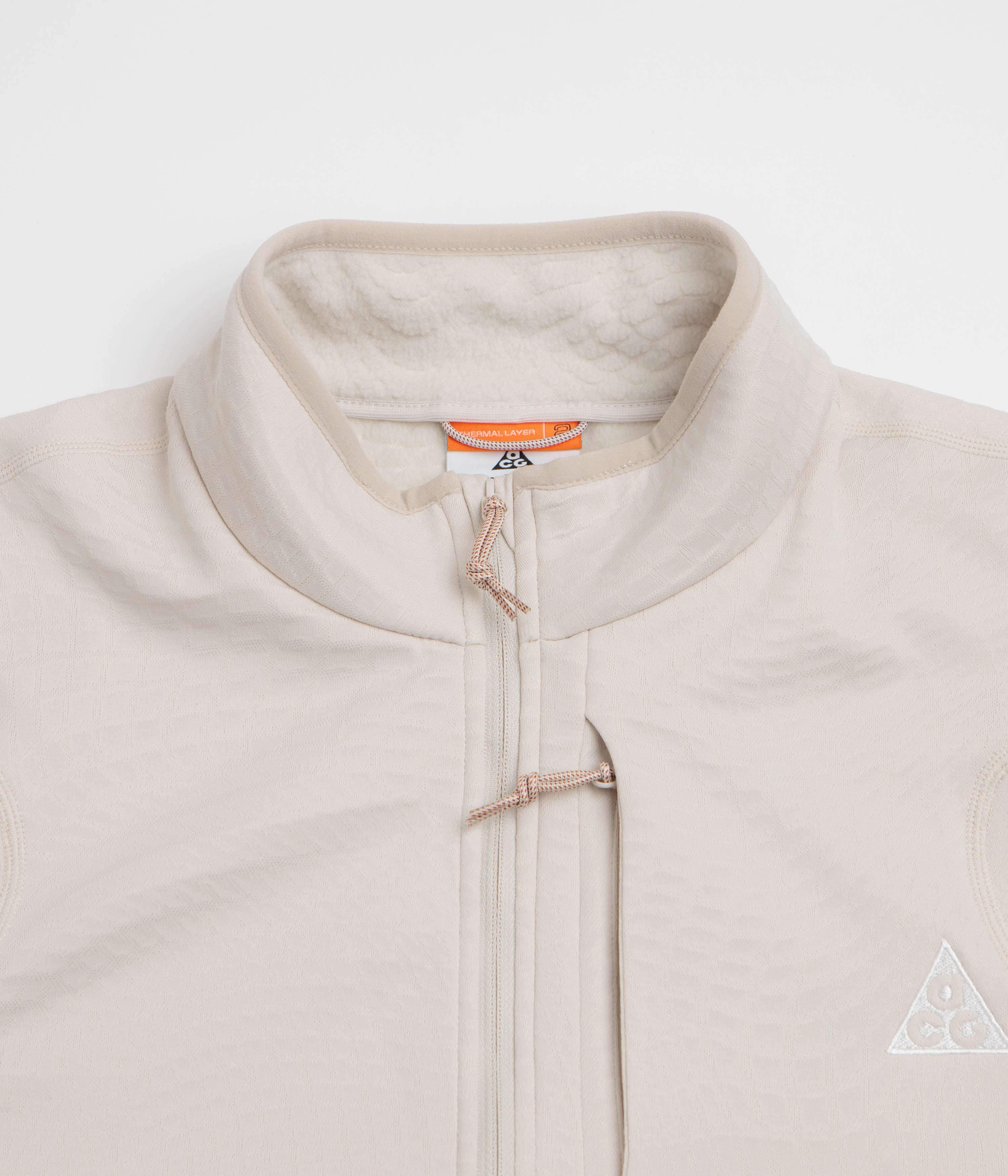 Nike ACG Wolf Grid 1/2 Zip Sweatshirt - Light Orewood Brown / Cream II / Summit White