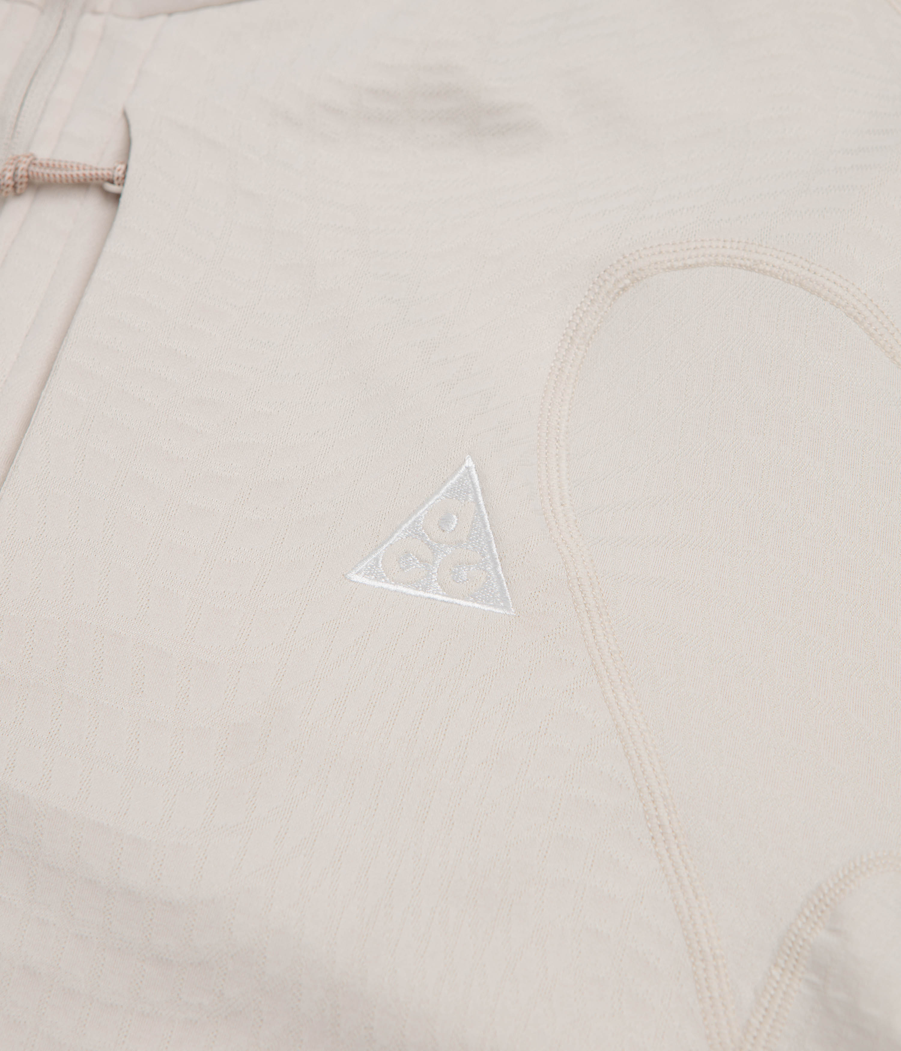 Nike ACG Wolf Grid 1/2 Zip Sweatshirt - Light Orewood Brown / Cream II / Summit White