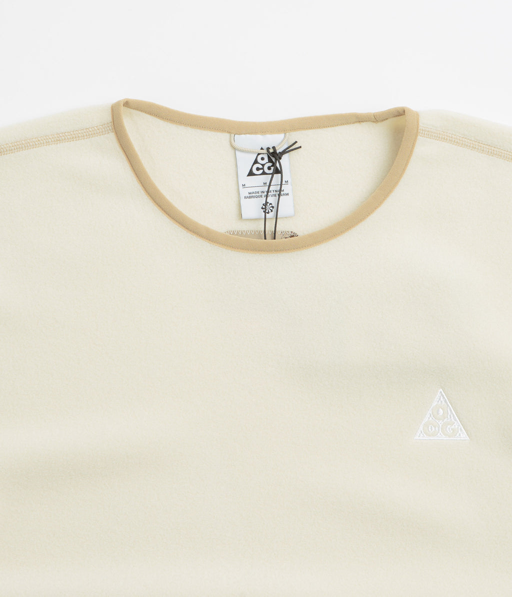 Nike ACG Wolf Tree Crewneck Sweatshirt - Light Khaki / Parachute Beige / Summit White