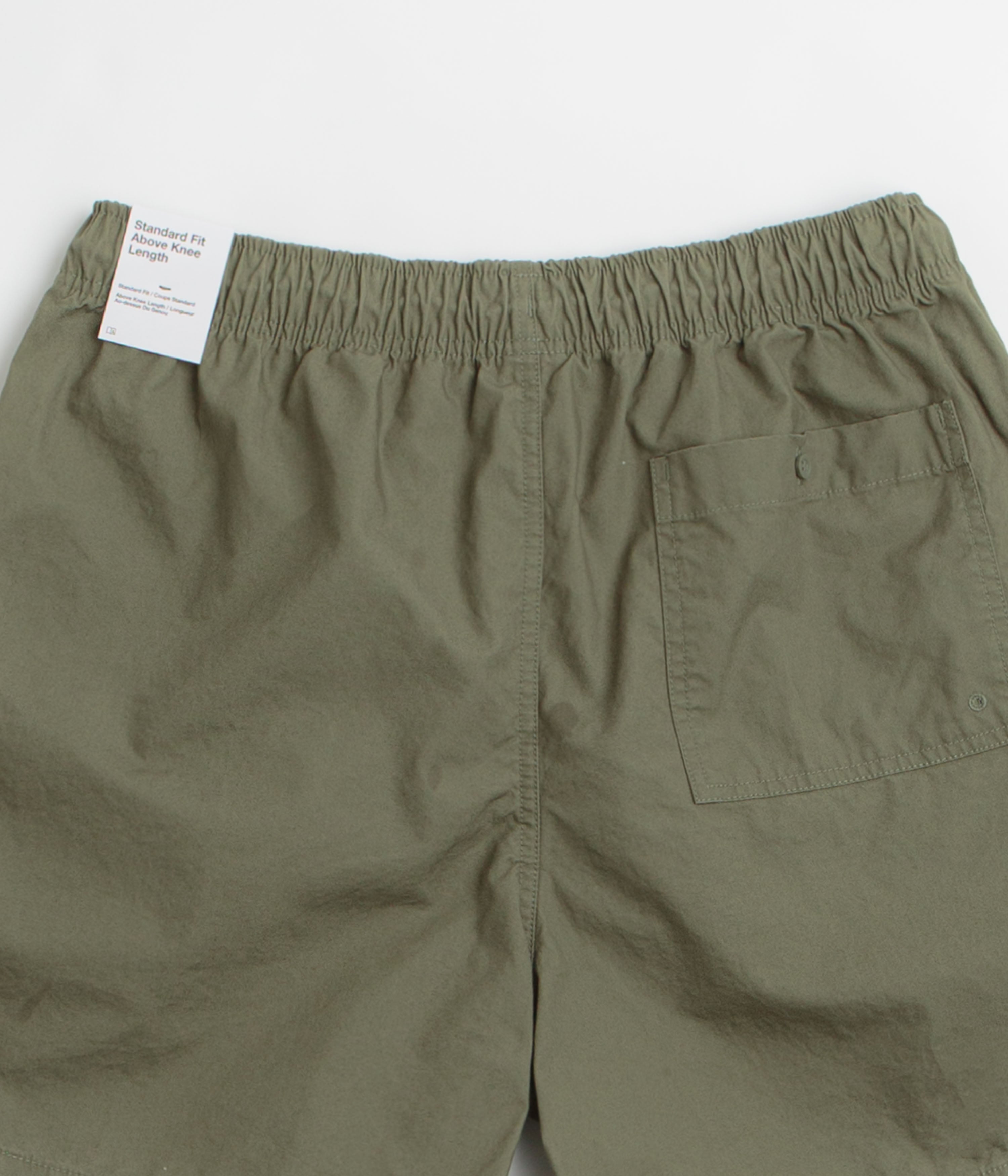 Nike Club Flow Wash Shorts - Medium Olive / Medium Olive