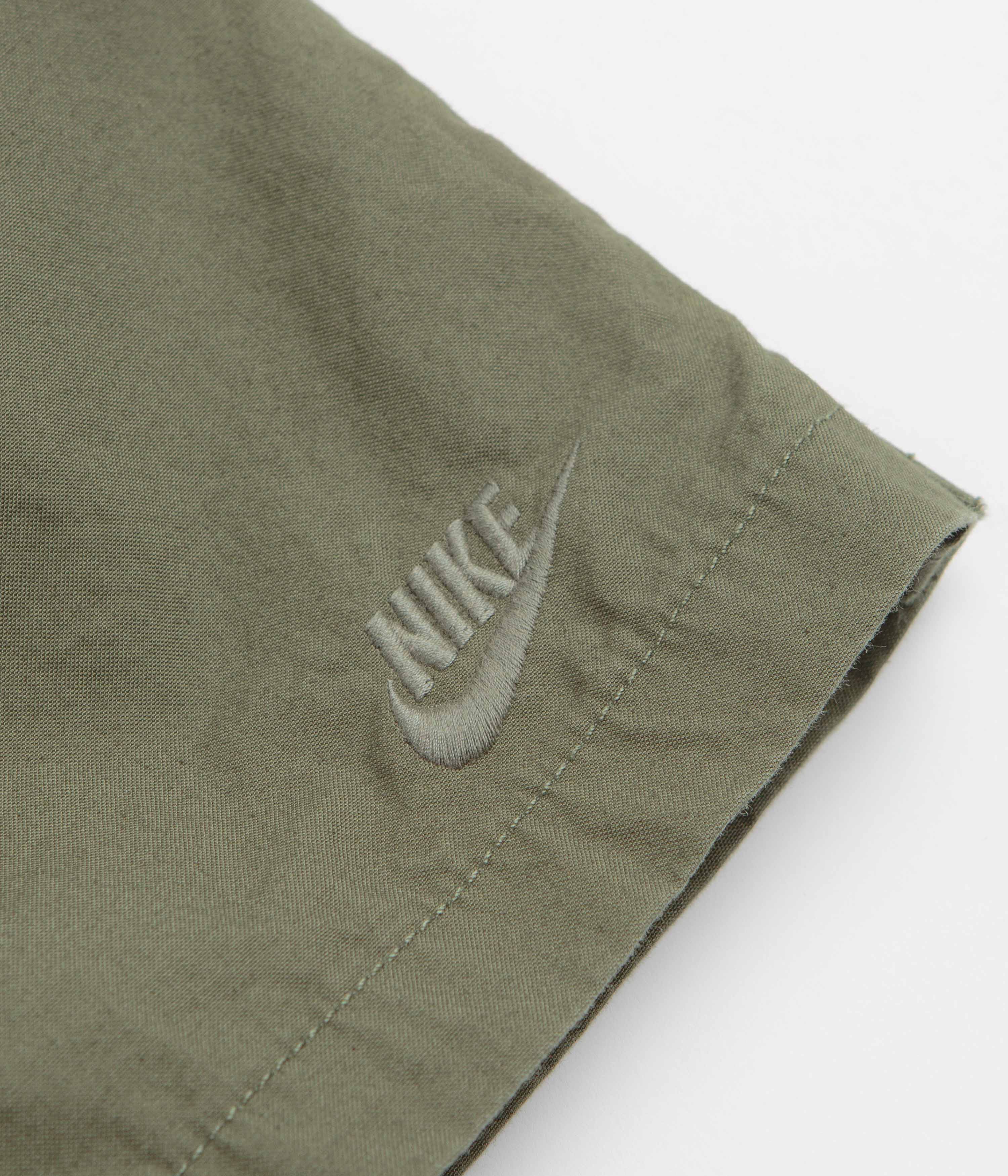 Nike Club Flow Wash Shorts - Medium Olive / Medium Olive