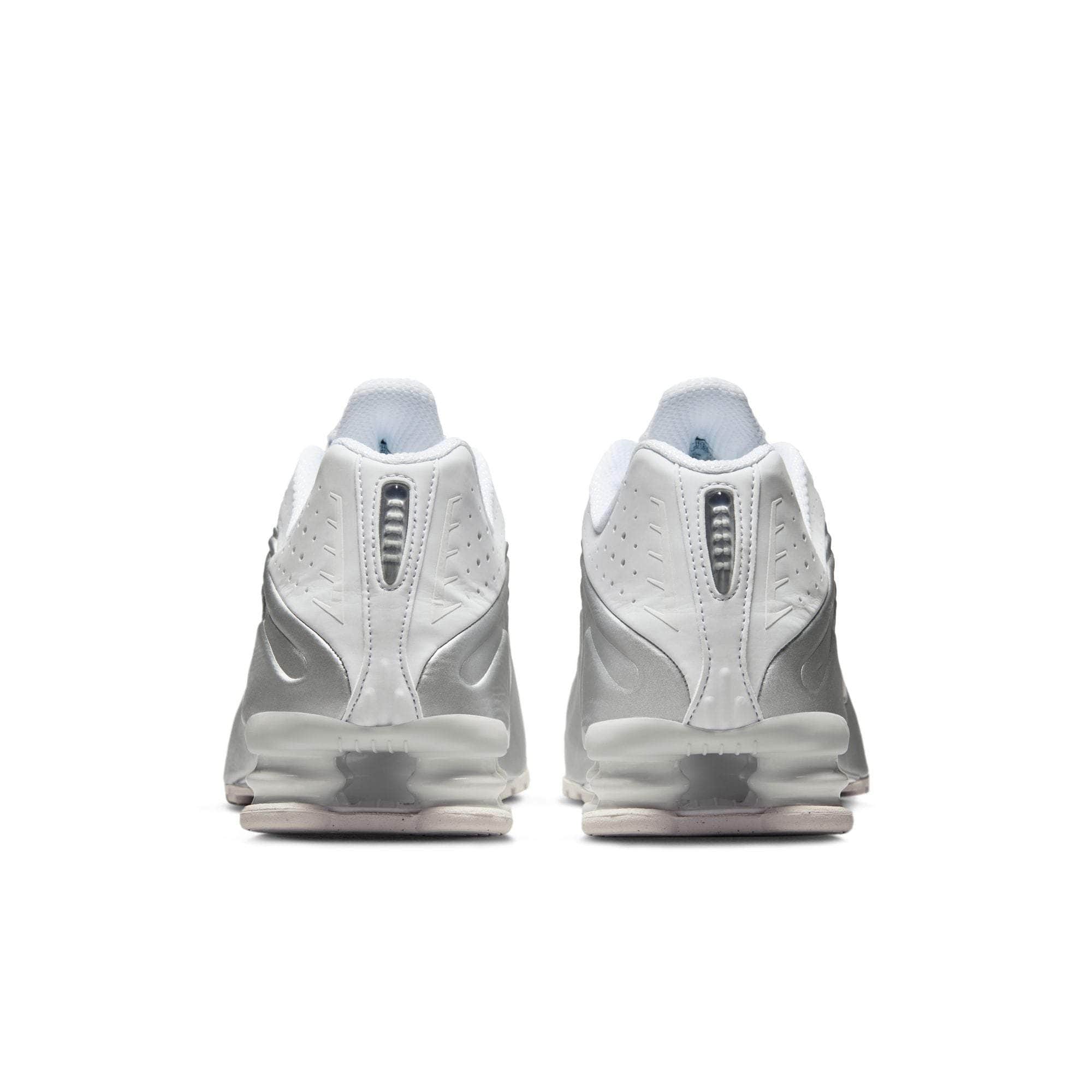 Nike Shox R4 "White Metallic Silver" - Men's