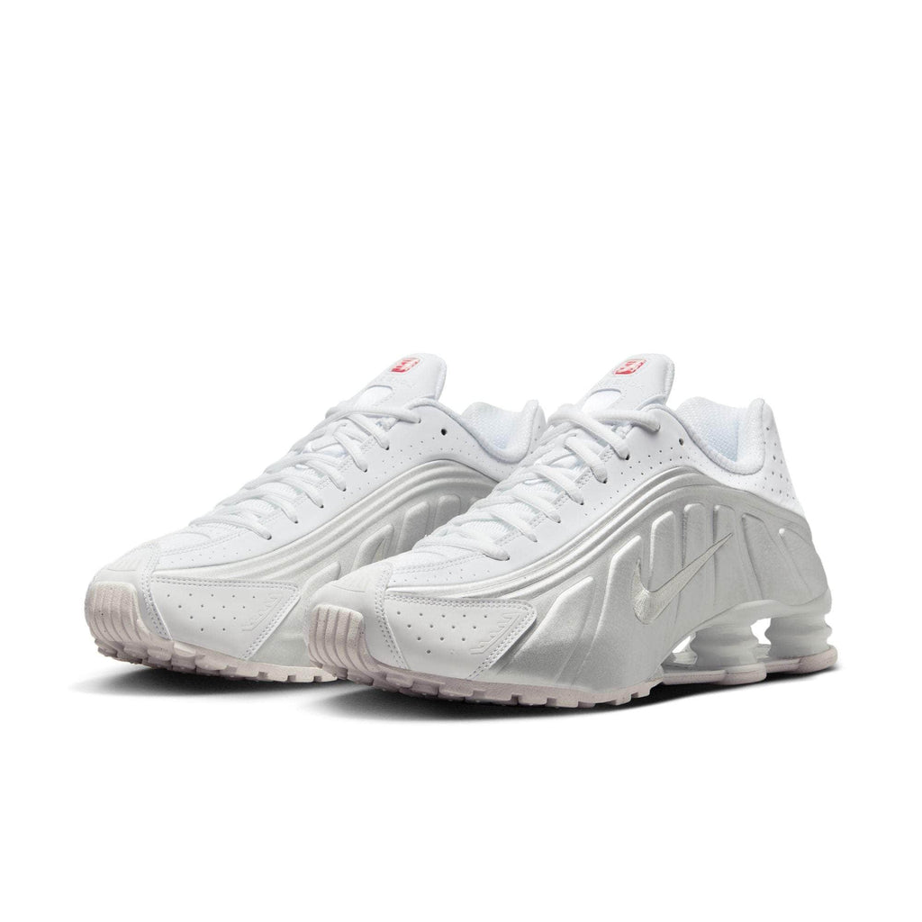 Nike Shox R4 "White Metallic Silver" - Men's