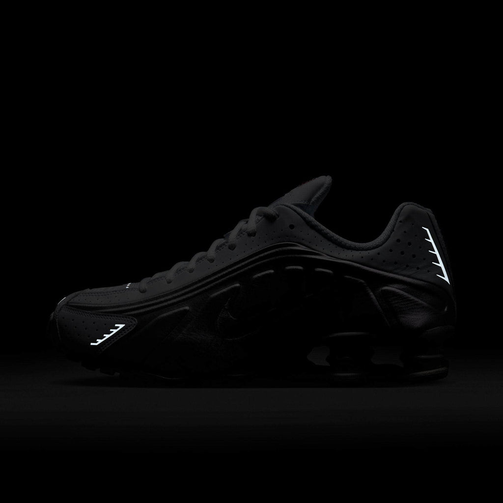 Nike Shox R4 "White Metallic Silver" - Men's
