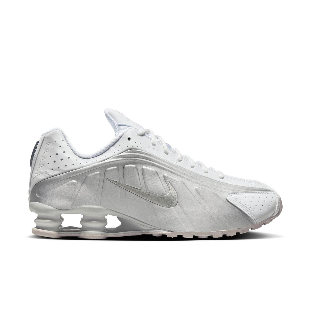 Nike Shox R4 "White Metallic Silver" - Men's
