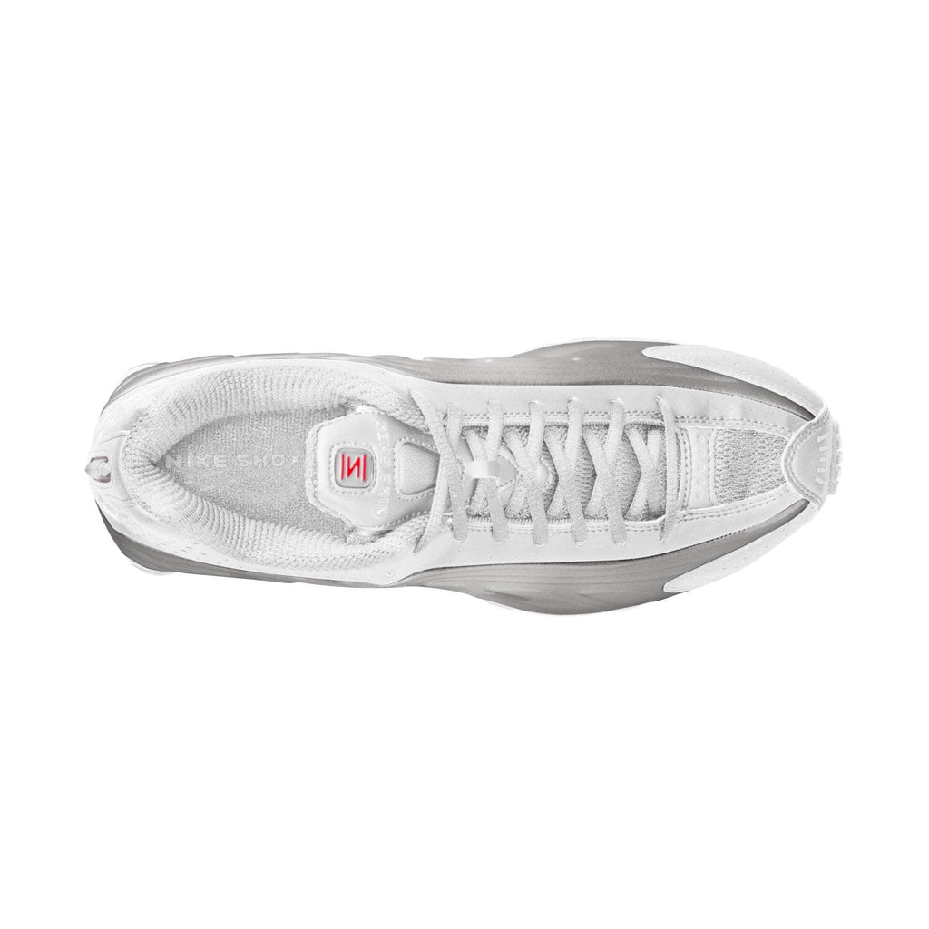 Nike Shox R4 "White Metallic Silver" - Men's