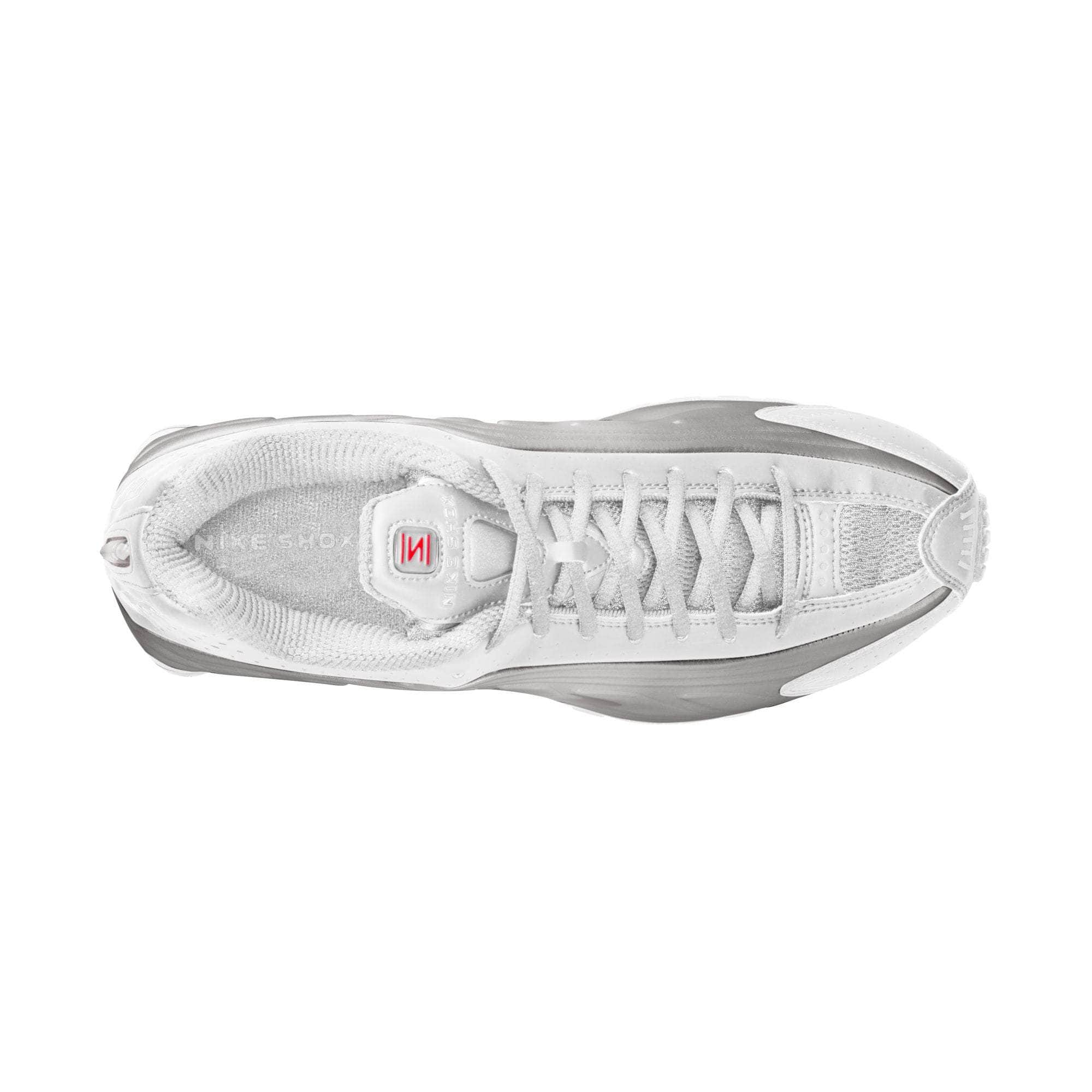 Nike Shox R4 "White Metallic Silver" - Men's