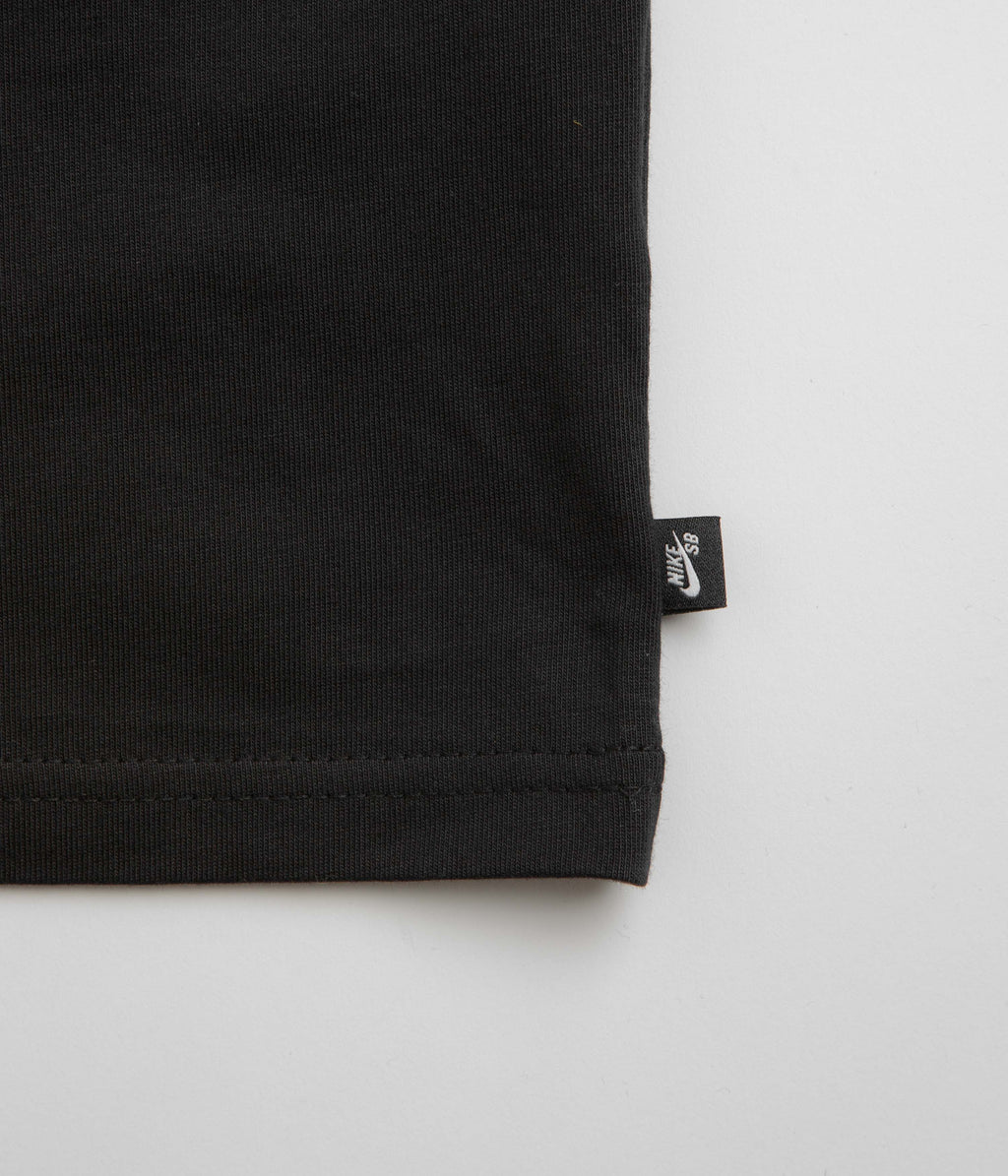 Nike SB Large Logo T-Shirt - Black / White
