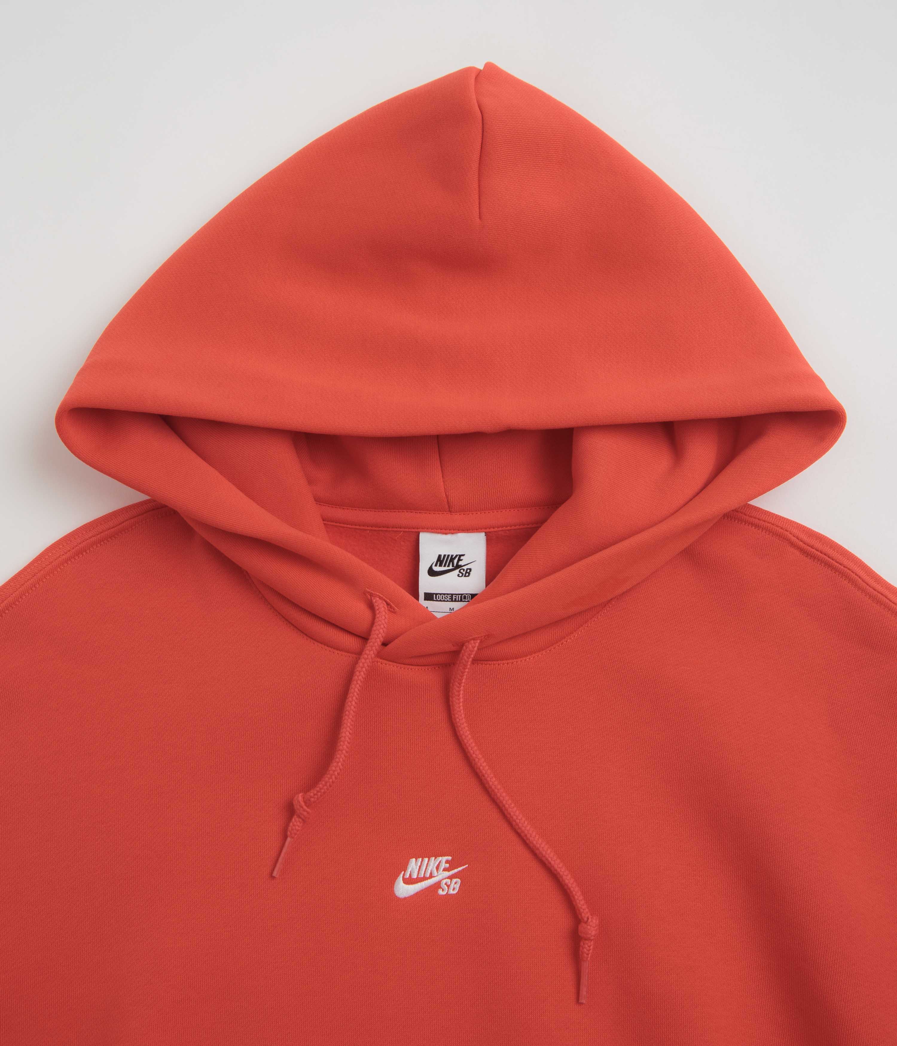 Nike SB Sleeve Graphic Hoodie - Light Crimson / White