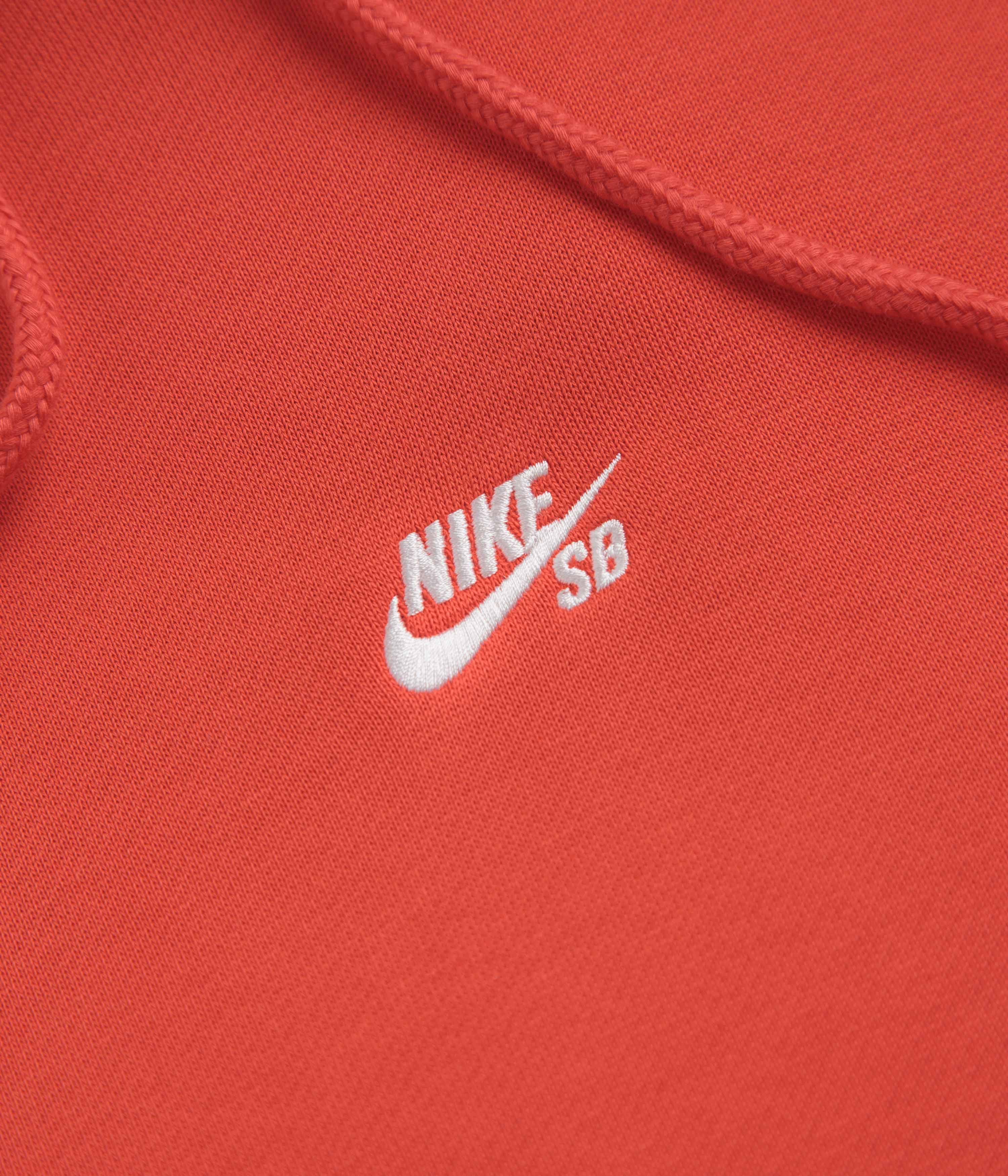 Nike SB Sleeve Graphic Hoodie - Light Crimson / White