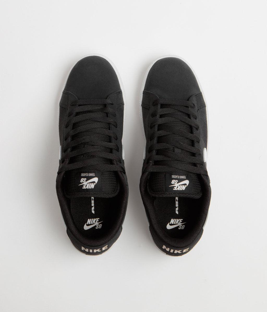 Nike SB Tennis Classic Shoes - Black / White - White