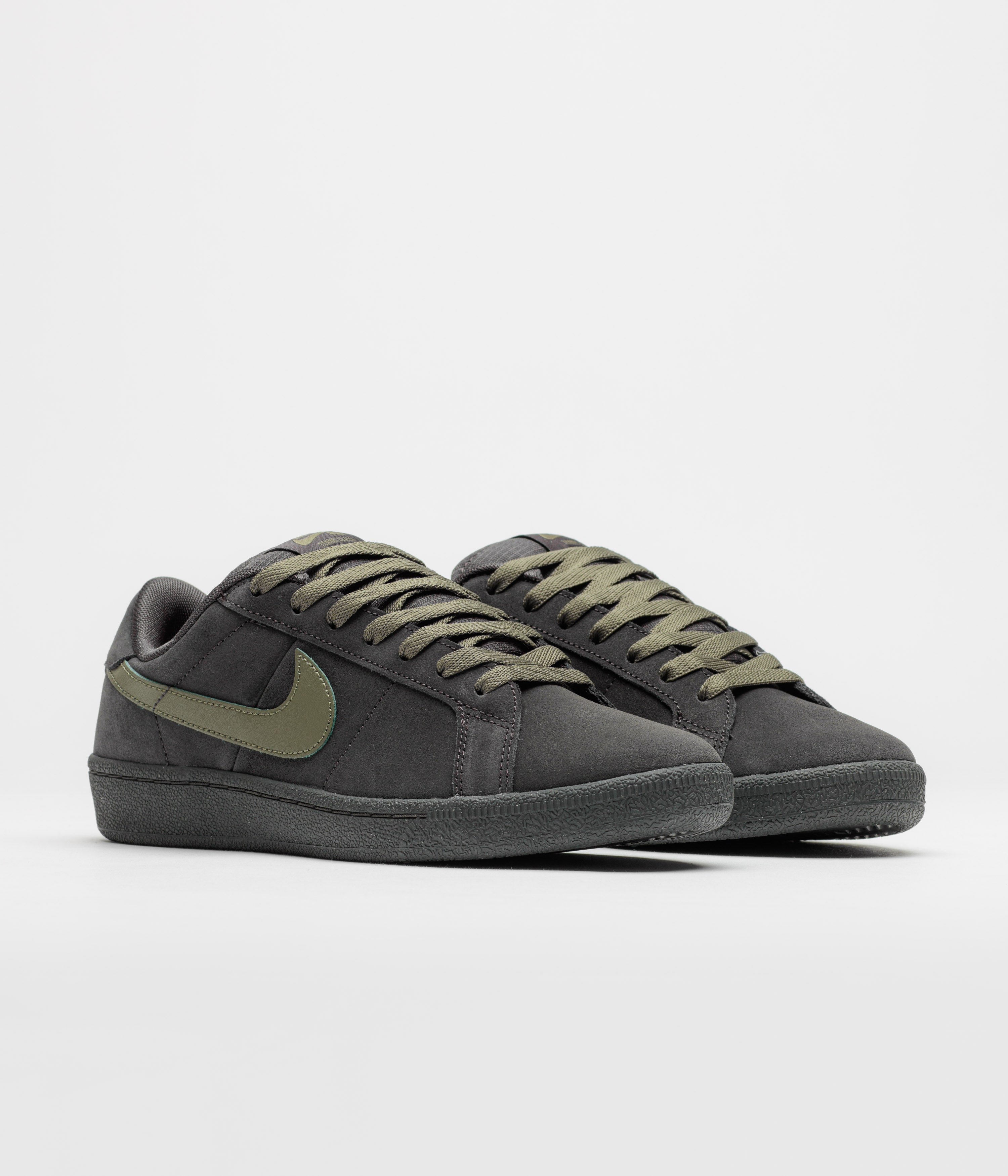 Nike SB Tennis Classic Shoes - Deep Pewter / Medium Olive - Deep Pewter