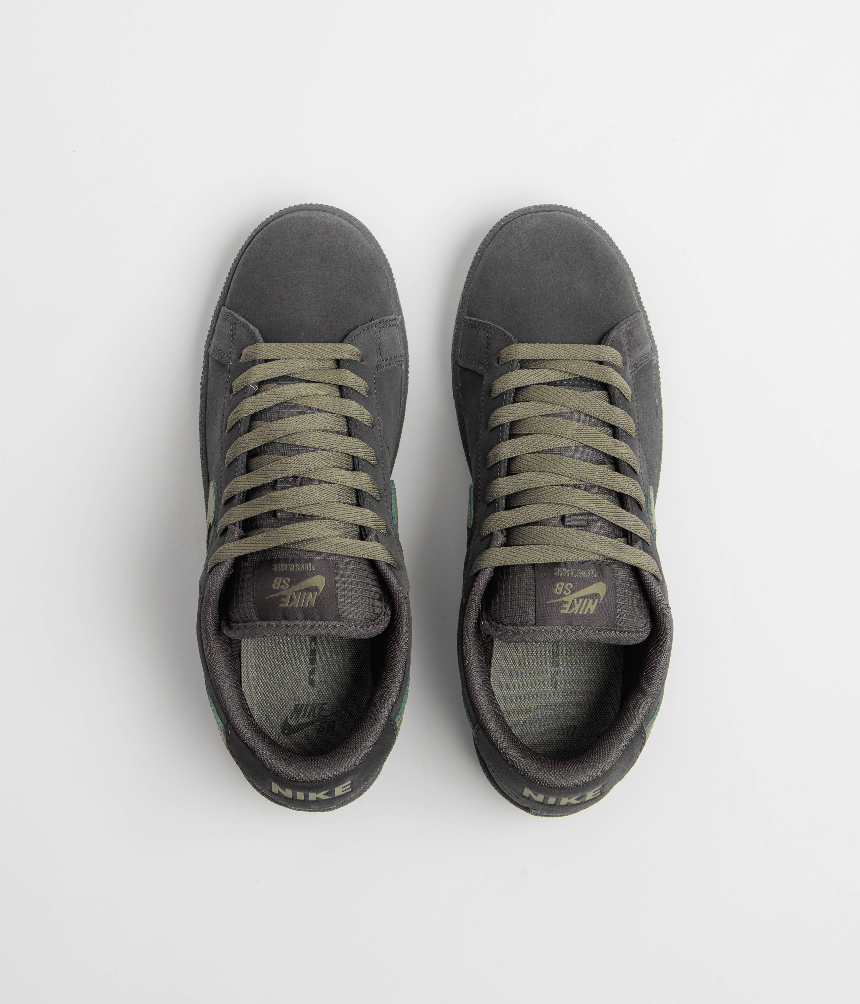 Nike SB Tennis Classic Shoes - Deep Pewter / Medium Olive - Deep Pewter
