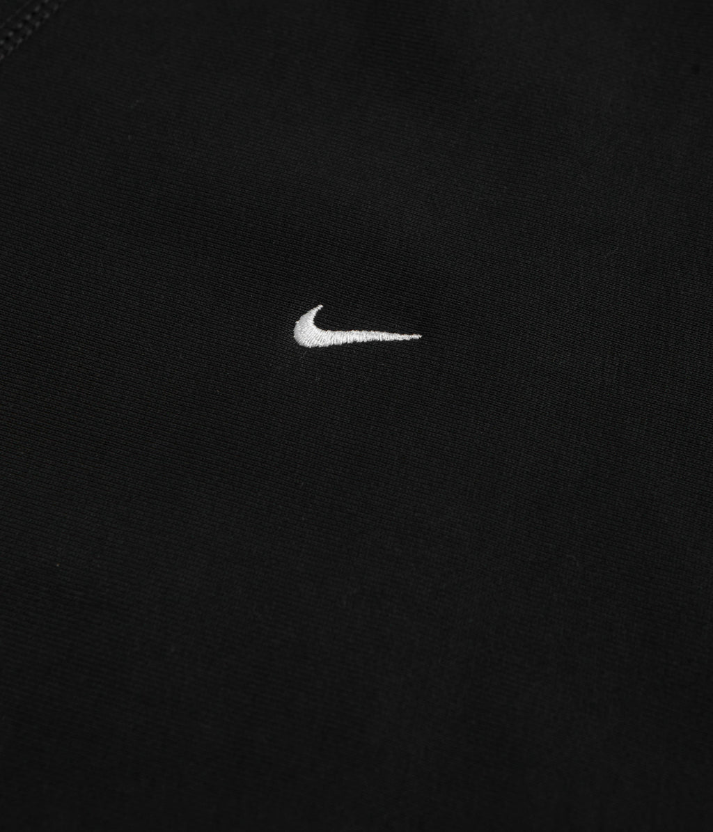 Nike Solo Swoosh Crewneck Sweatshirt - Black / White / White