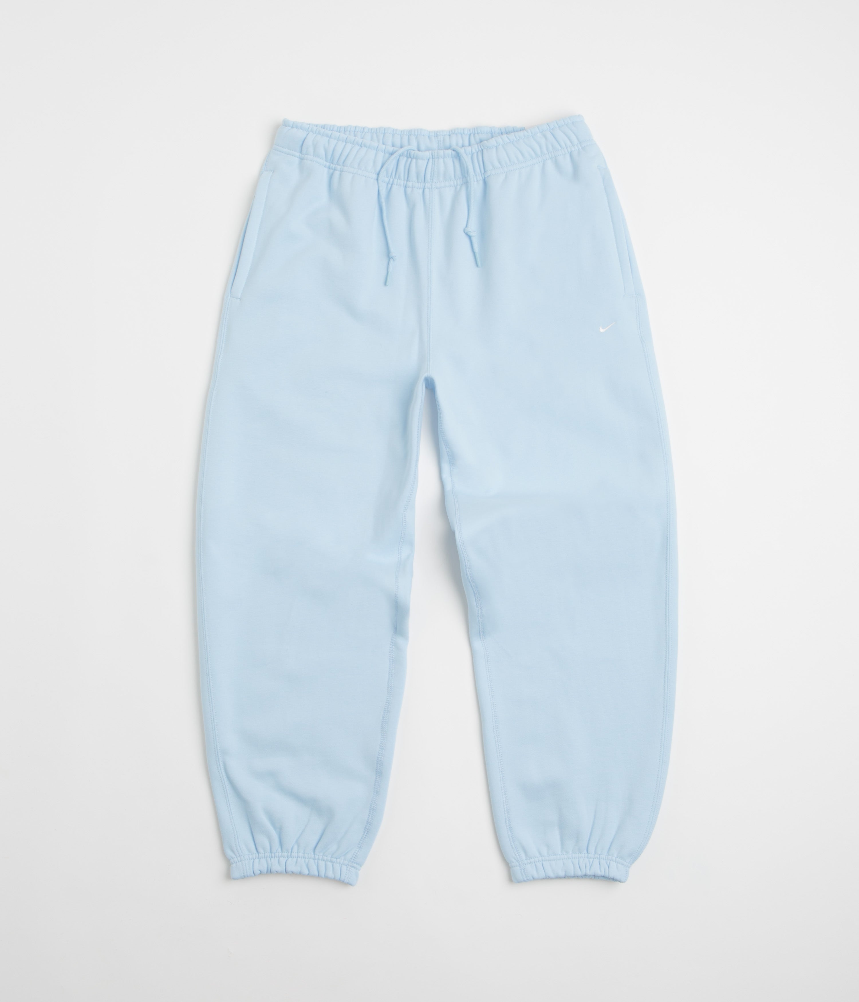 Nike Solo Swoosh Cuffed Sweatpants - Celestine Blue / Celestine Blue / White