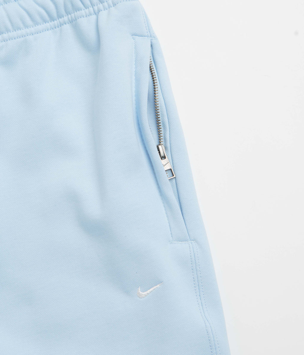 Nike Solo Swoosh Cuffed Sweatpants - Celestine Blue / Celestine Blue / White
