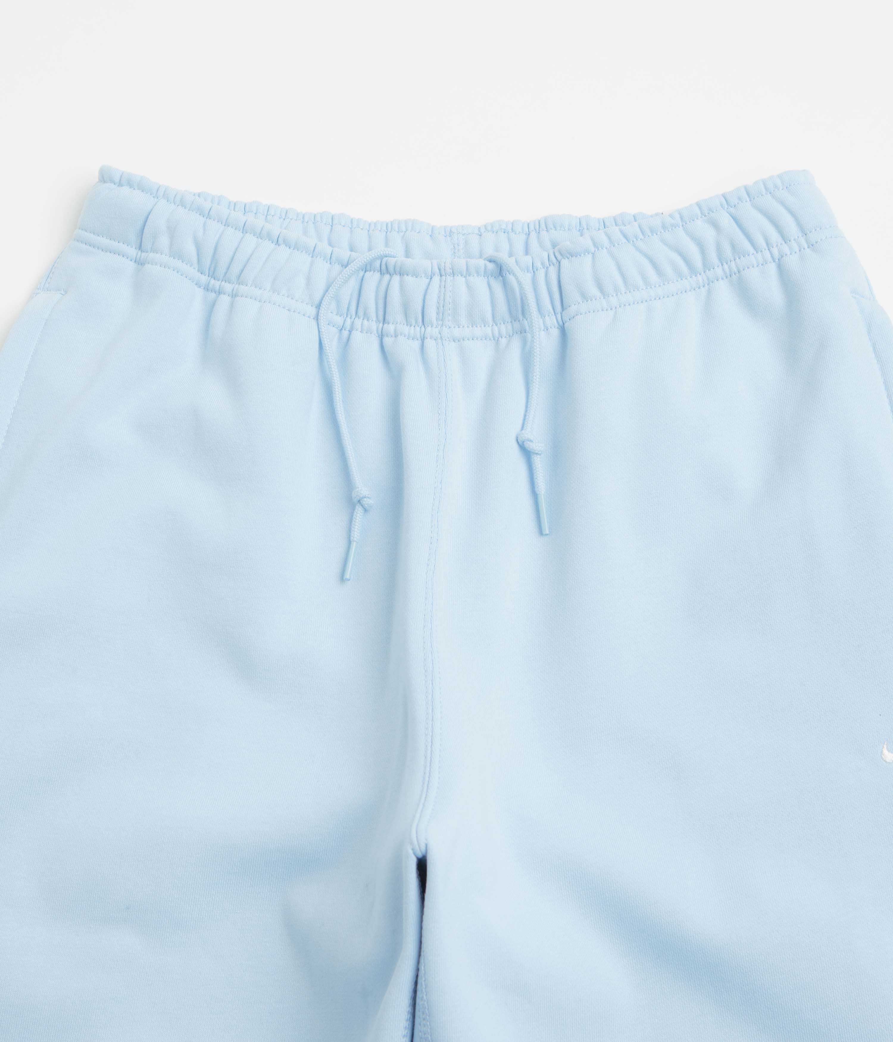 Nike Solo Swoosh Cuffed Sweatpants - Celestine Blue / Celestine Blue / White