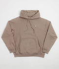 Nike Solo Swoosh Hoodie - Mink Brown / Mink Brown / White