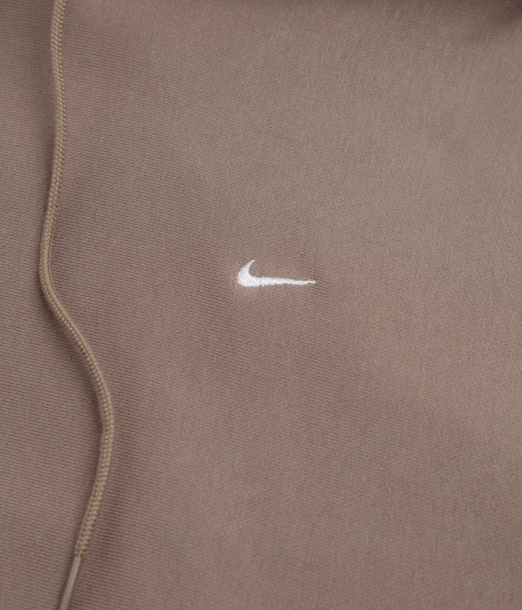 Nike Solo Swoosh Hoodie - Mink Brown / Mink Brown / White