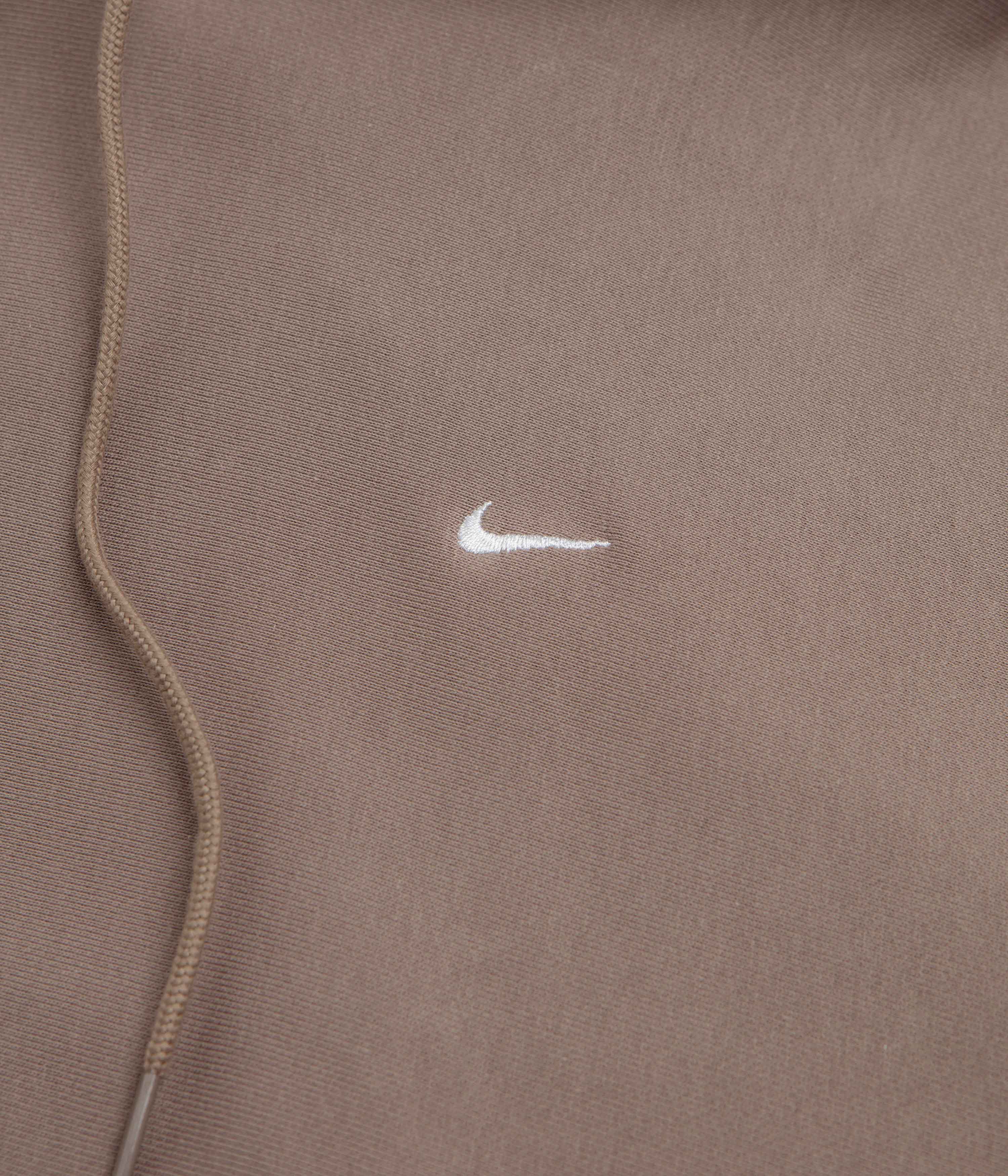 Nike Solo Swoosh Hoodie - Mink Brown / Mink Brown / White