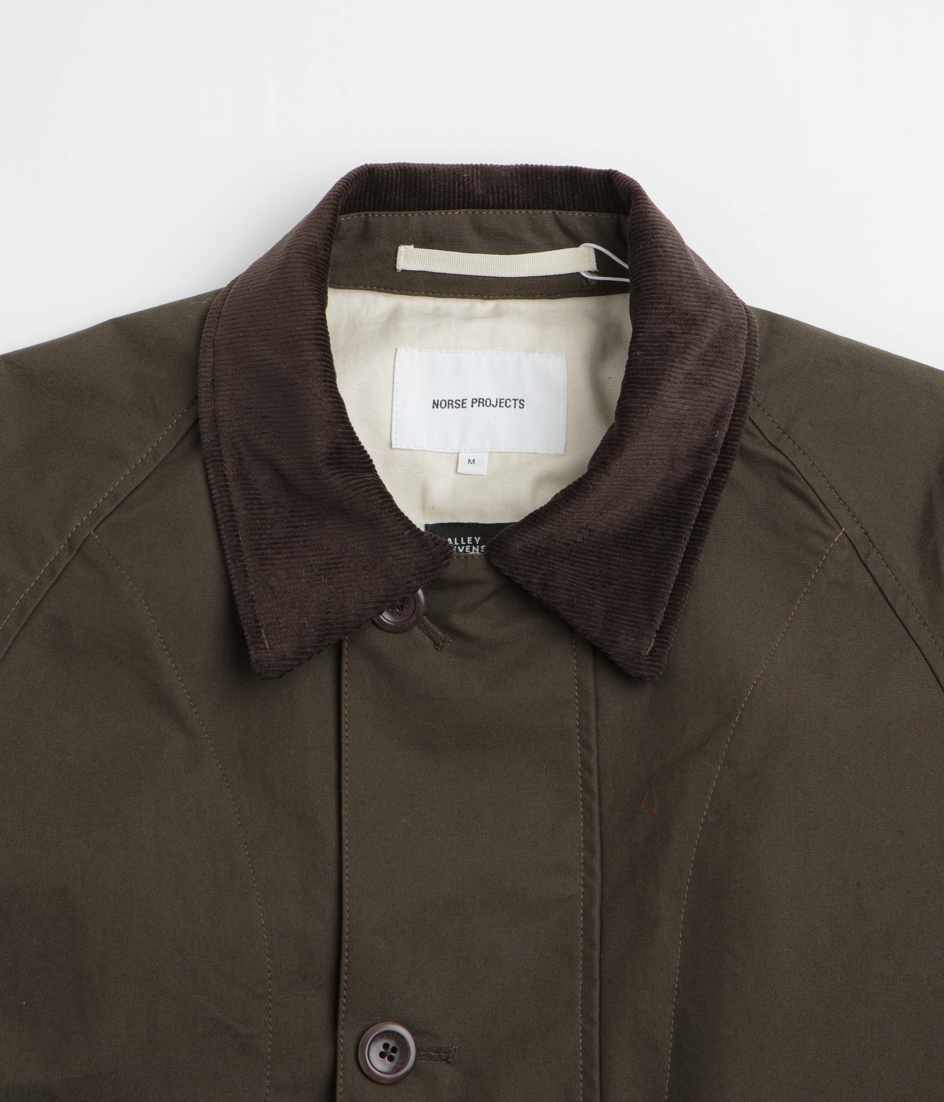 Norse Projects Holmen Wax Light Jacket - Delicioso Brown