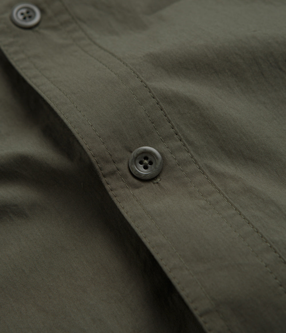 Norse Projects Ivan Tech Poplin Short Sleeve Shirt - Ivy Green