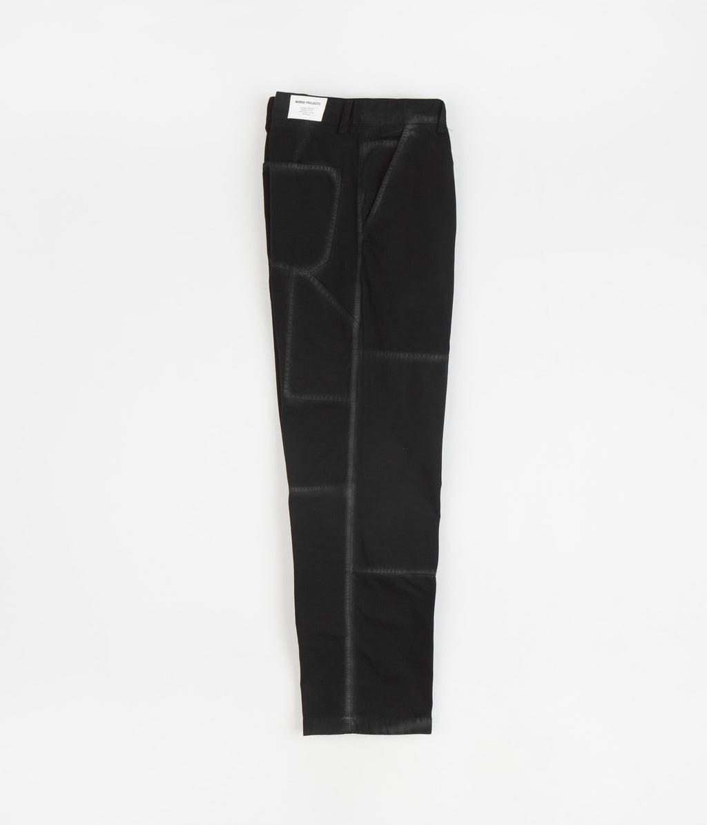 Norse Projects Lukas Tab Series Canvas Pants - Black