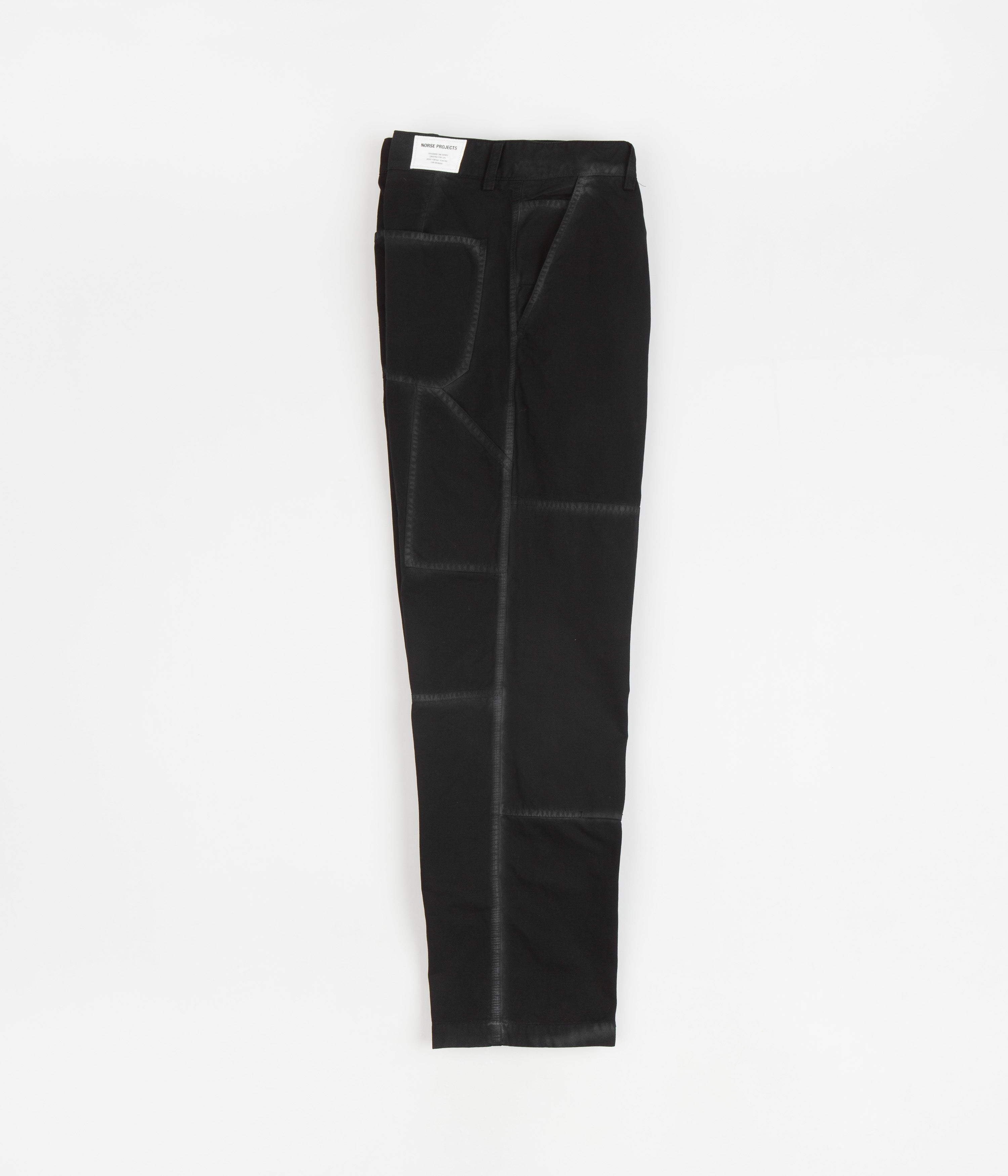 Norse Projects Lukas Tab Series Canvas Pants - Black